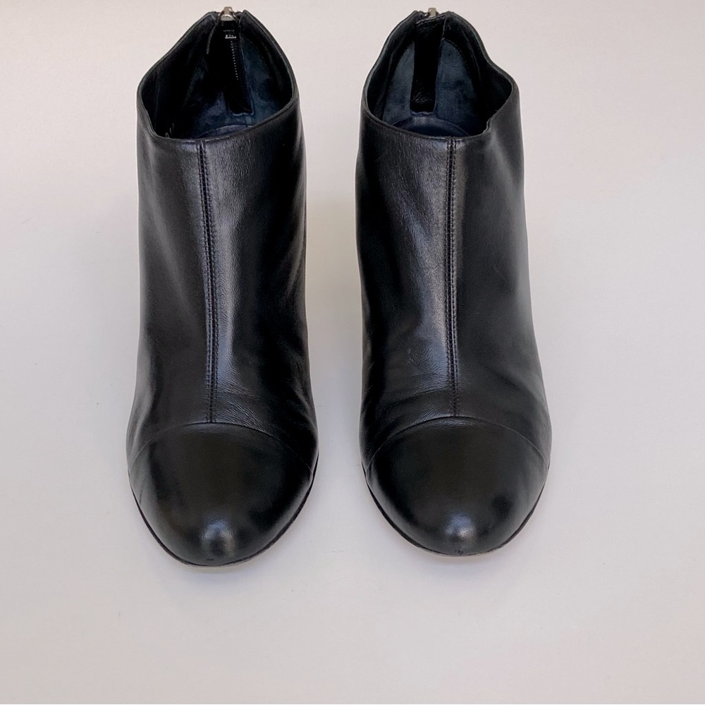 Chanel Lambskin Booties with Grosgrain heel - Picture 2 of 10